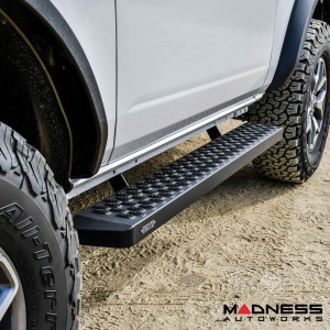 Ford Bronco Running Boards - Grate Step - Textured Black - 54" - Westin 